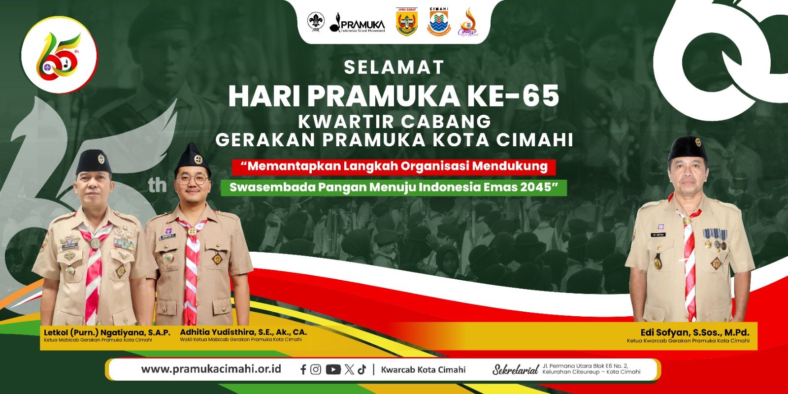 Peringatan Hari Pramuka ke 65 Kwarcab Cimahi